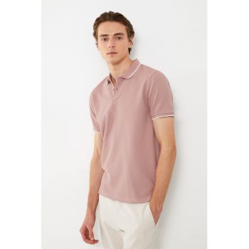 Tricou polo texturat