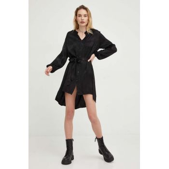 Answear Lab rochie culoarea negru, mini, drept