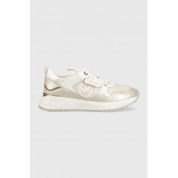 MICHAEL Michael Kors sneakers Theo culoarea auriu, 43S3THFP1D