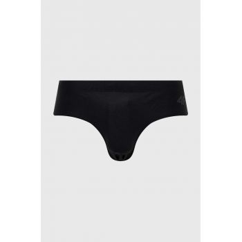 4F costum de baie culoarea negru