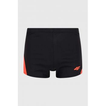 4F costum de baie culoarea negru