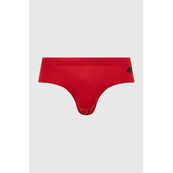 4F costum de baie culoarea rosu