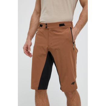 4F pantaloni scurți outdoor culoarea maro