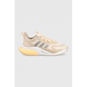 adidas pantofi de alergat AlphaBounce + culoarea bej