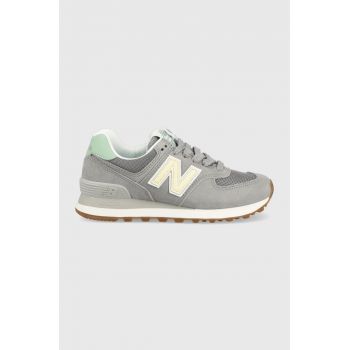 New Balance sneakers WL574RB culoarea gri de firma originali