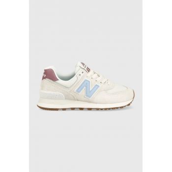 New Balance sneakers WL574RD culoarea bej