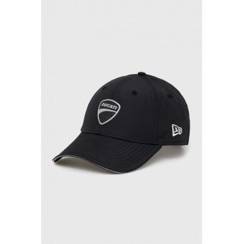 New Era sapca culoarea negru, cu imprimeu, DUCATI MOTOR LOGO