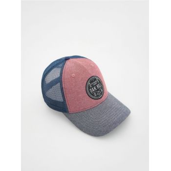 Reserved - Șapcă Trucker cu aplicație - Multicolor