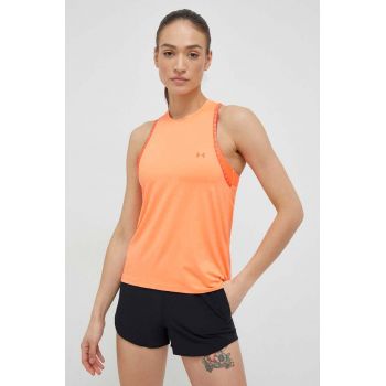 Under Armour top de antrenament Knockout 2.0 culoarea portocaliu