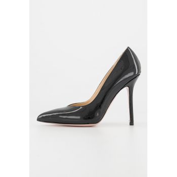 Pantofi stiletto de piele lacuita Marilyn13