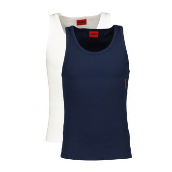 Set de topuri slim fit de casa - 2 piese
