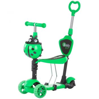 Trotineta Chipolino Kiddy Evo 3 in 1 cu maner lime