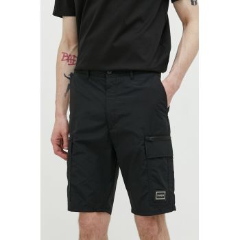 HUGO pantaloni scurti barbati, culoarea negru