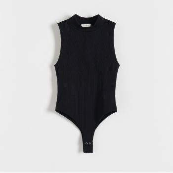 Reserved - Body din tricot - Negru