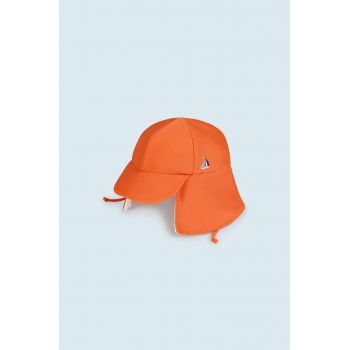 Mayoral șapcă de baseball pentru copii culoarea portocaliu, cu imprimeu de firma originala