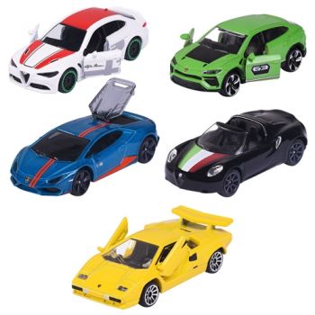 Set Dream Cars Italy Majorette cu 5 Masinute din Metal