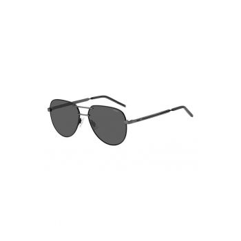 Ochelari de soare aviator cu rama metalica