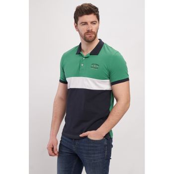 Tricou polo cu model in dungi