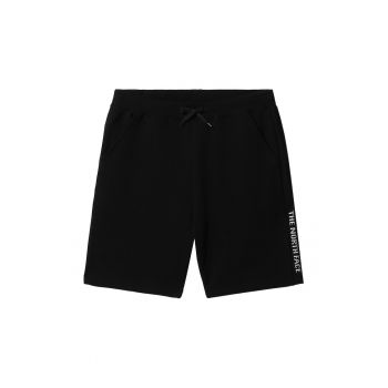 Pantaloni scurti cu snur si logo