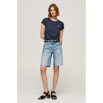 Pantaloni scurti relaxed fit din denim la reducere