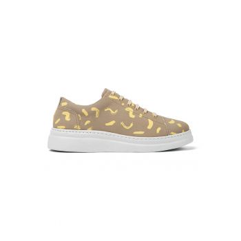 Pantofi sport din piele cu talpa wedge Runner Up Twins 8661