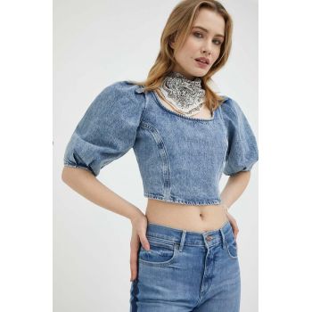 Levi's bluza subtire de blugi femei, neted