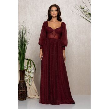 Rochie Louisiana Bordo