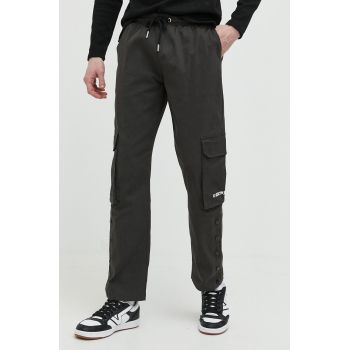 Sixth June pantaloni barbati, culoarea gri, drept de firma originali