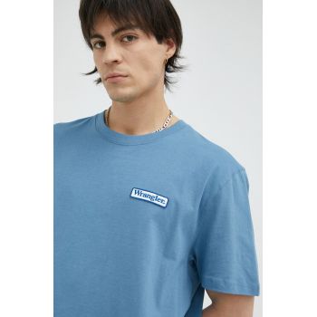 Wrangler tricou din bumbac neted