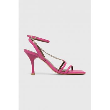 Alohas sandale de piele culoarea roz, HEWEP1C7.84 de firma originale