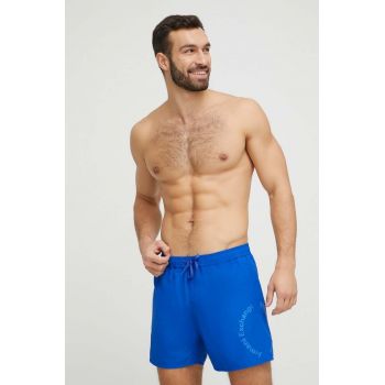 Armani Exchange pantaloni scurti de baie culoarea albastru marin ieftin