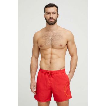 Armani Exchange pantaloni scurti de baie culoarea rosu ieftin