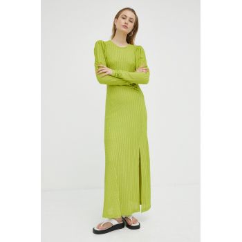 Gestuz rochie Olava culoarea verde, maxi, evazati de firma originala