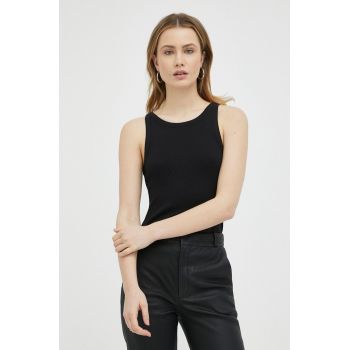 Gestuz top Drew femei, culoarea negru