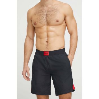 HUGO pantaloni scurti de baie culoarea negru