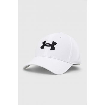 Under Armour sapca culoarea alb, cu imprimeu