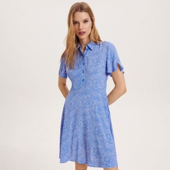 Reserved - Rochie EcoVero™ - Albastru Reserved - Rochie EcoVero™ - Albastru