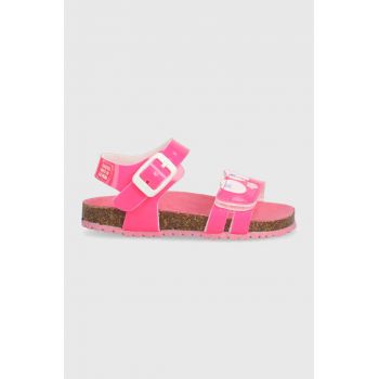 Agatha Ruiz de la Prada sandale copii culoarea roz de firma originale