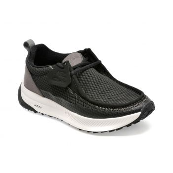 Mocasini CLARKS negri, ATL TRAILWALLY 01-T, din material textil