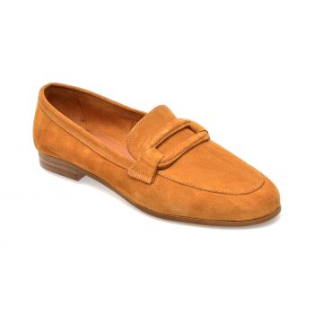 Pantofi FLAVIA PASSINI portocalii, HY4115, din piele naturala