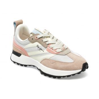 Pantofi PEPE JEANS gri, LS31485, din piele ecologica
