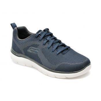 Pantofi sport SKECHERS bleumarin, SUMMITS, din material textil