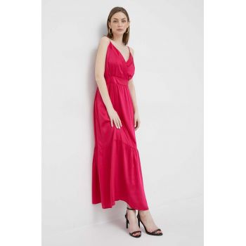 Artigli rochie culoarea roz, mini, mulata