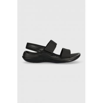 Crocs sandale Literide 360 Sandal W femei, culoarea negru 206711 ieftine