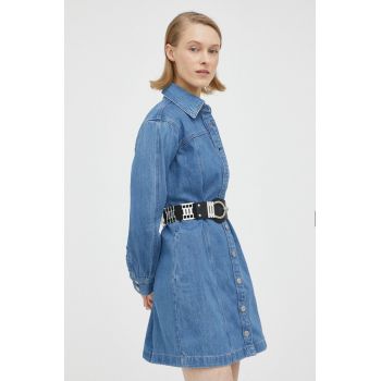 Levi's rochie jeans mini, oversize ieftina