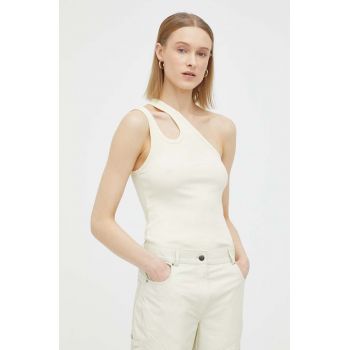 Remain top femei, culoarea bej ieftin
