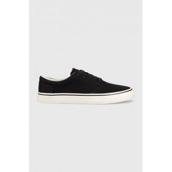 Toms tenisi Alpargata Fenix Lace Up barbati, culoarea negru, 10017704 de firma originali