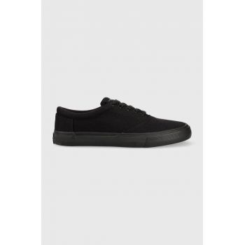 Toms tenisi Alpargata Fenix Lace Up barbati, culoarea negru, 10018841 de firma originali