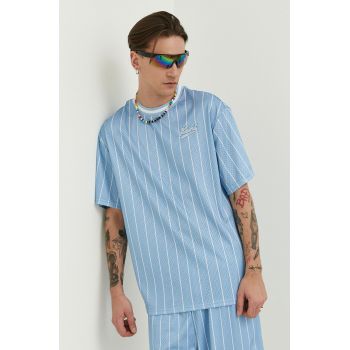 Karl Kani tricou barbati, culoarea turcoaz, modelator