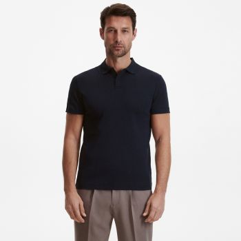 Reserved - Cămașă polo slim fit - Bleumarin